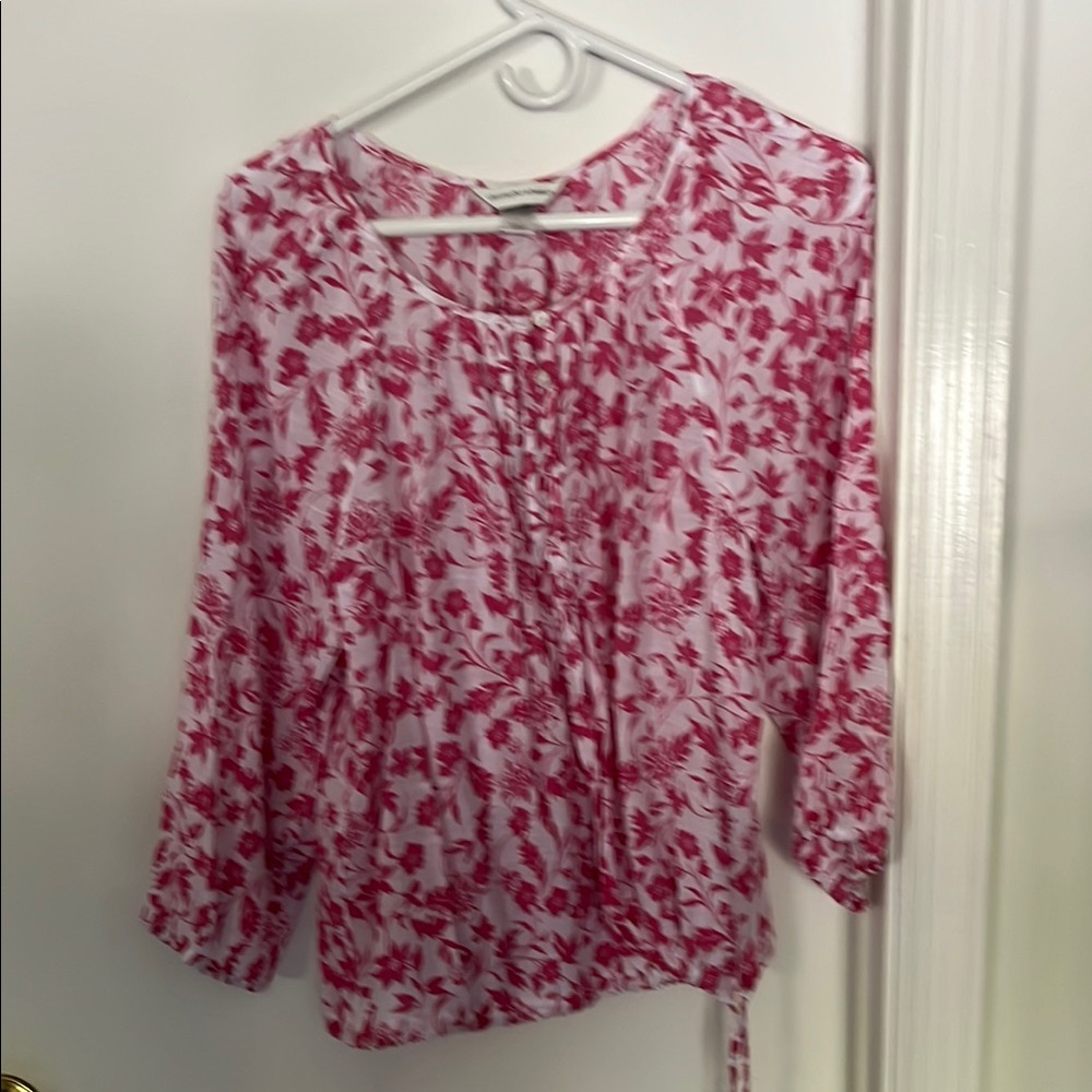 Floral Pink Blouse
